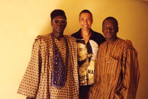 Photo album: Moussa Diallo with musical friends and colleagues.